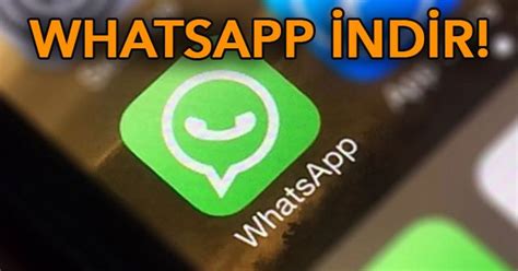 whatsapp indir ucretsiz